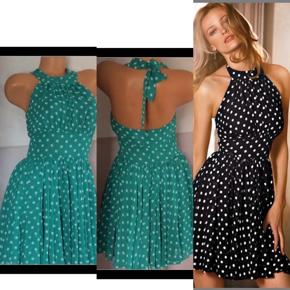 Victoria’s Secret Polka Dot Circle Skirt Dress 2